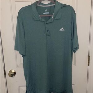 Adidas Men's Teal Polo Shirt